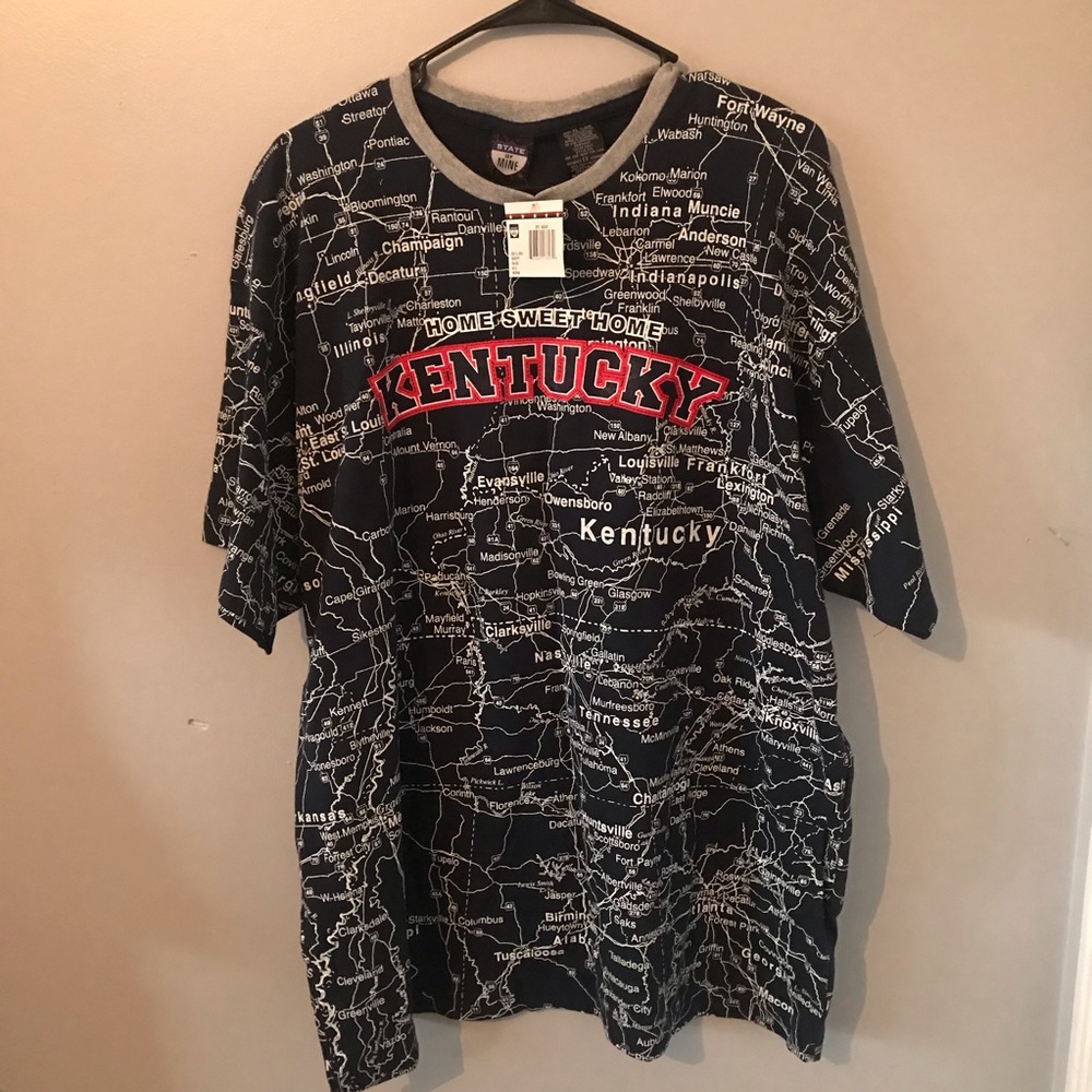 Kentucky state of mine tee shirt